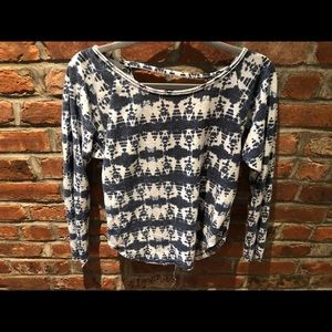 VINTAGE tie dye long sleeve tee